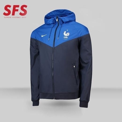 SFS耐克正品2018世界杯法国风雨衣外套 运动休闲夹克男891333 451 商品图0