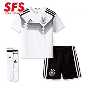 SFS阿迪达斯正品18夏男童国家队足球主场比赛服套装BR7836