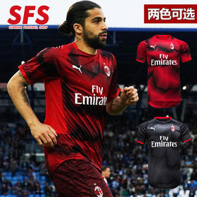 SFS彪马正品1920AC米兰球员比赛热身服 赛前训练服 运动T恤754866