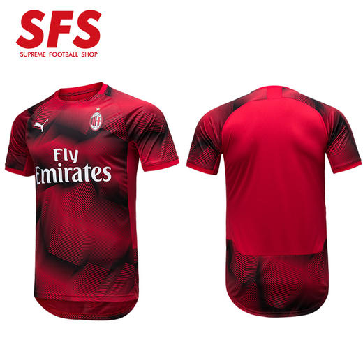 SFS彪马正品1920AC米兰球员比赛热身服 赛前训练服 运动T恤754866 商品图1