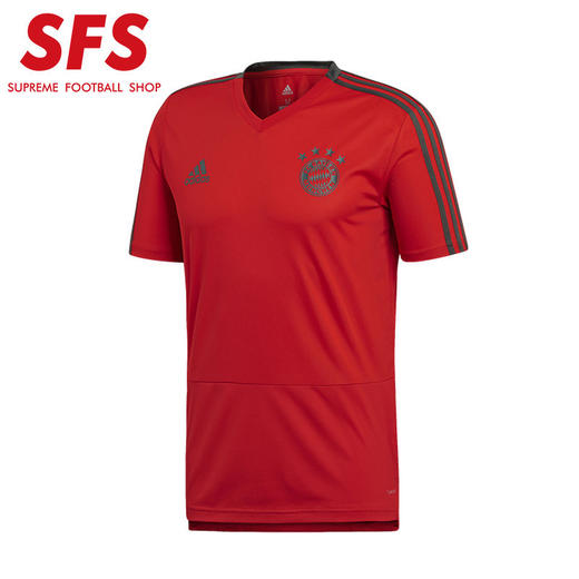 SFS阿迪达斯正品1819赛季拜仁比赛训练服 赛前热身球衣男 CW7261 商品图0