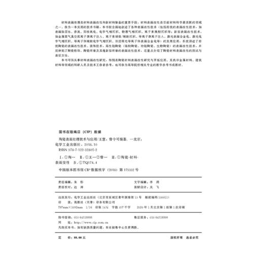 陶瓷表面处理技术与应用 商品图3