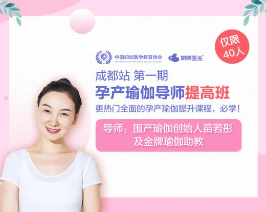 第一期I孕产瑜伽导师提高班（成都站） 商品图0