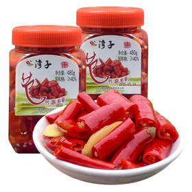 贵州隆青湾子节节高泡椒2.4kg/罐