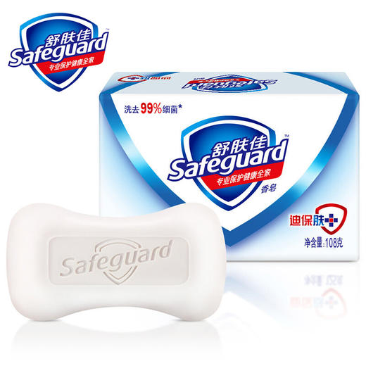 舒肤佳108g纯白香皂清香开型 商品图0
