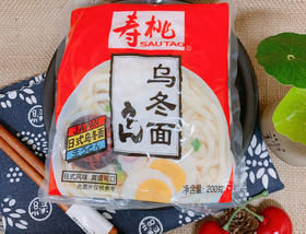 寿桃乌冬面200g送酱