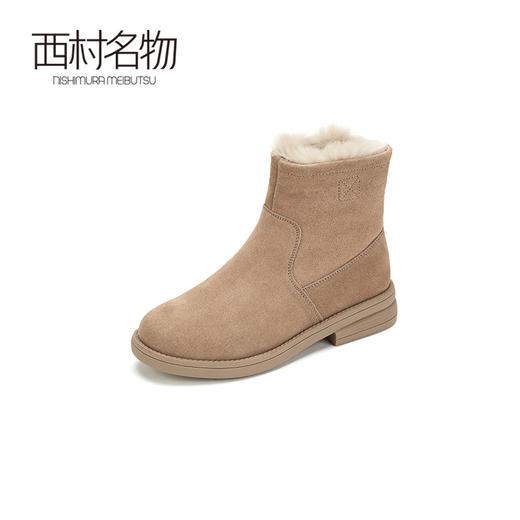 西村名物2019新款雪地靴女冬季韩版时尚短筒加绒短靴X29DS40441 商品图2