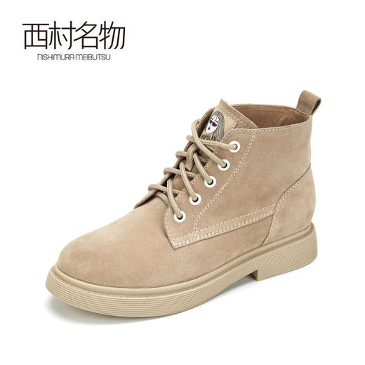 西村名物2019年冬季新款时尚短靴女时尚复古时装靴X29DS40281 商品图1
