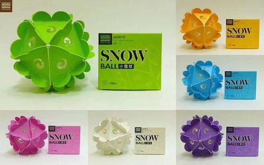 台湾纸箱王 IQ BALL系列 小雪球 创意DIY纸灯饰 商品图0