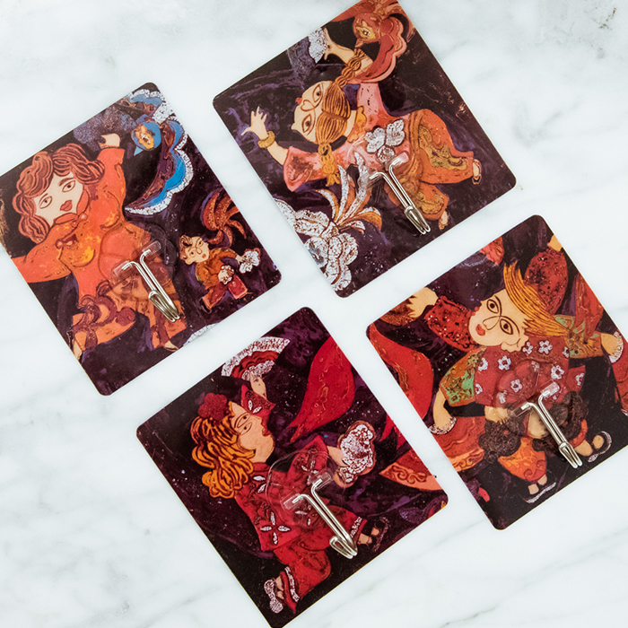 农民漆画 生活良品 粘钩