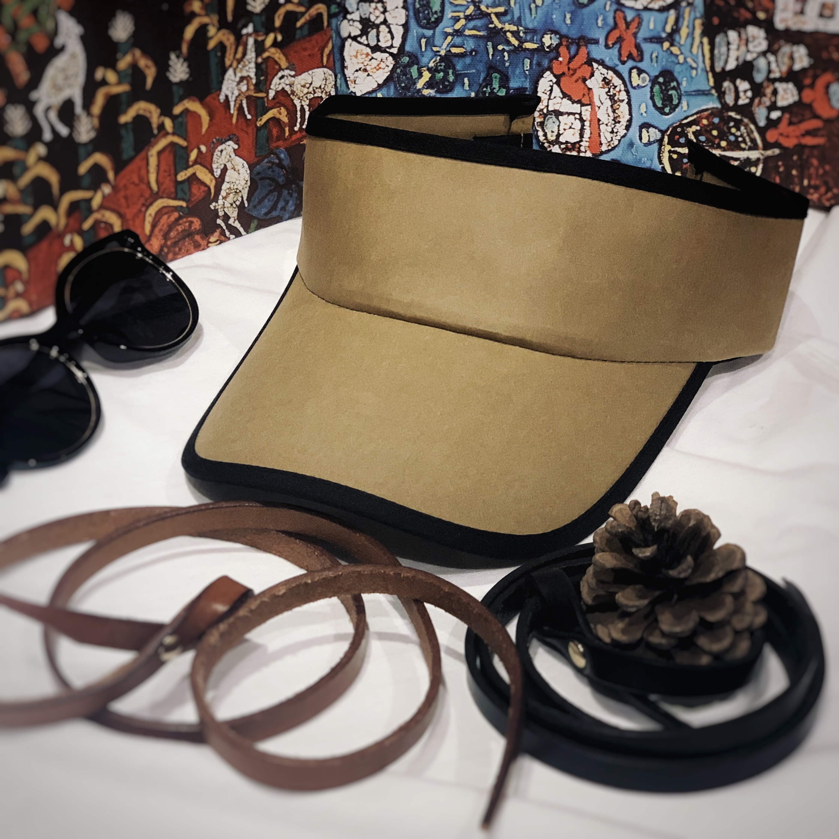 台湾纸箱王 PAPER系列 遮阳帽 时尚可水洗牛皮纸帽