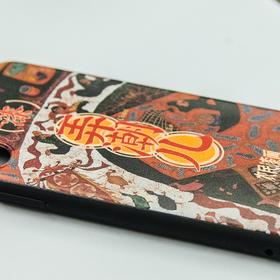 农民漆画 弄潮儿 手机壳