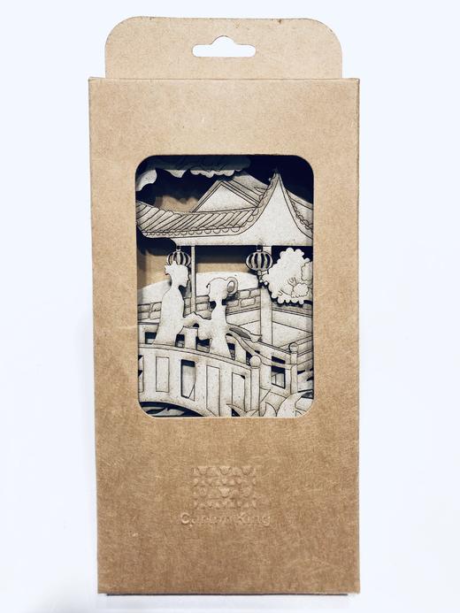 台湾纸箱王 精雕手机架系列 创意居家摆件 商品图1