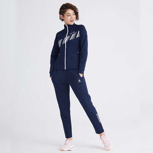 kelme 卡尔美 秋冬韩版时尚百搭印花休闲运动长裤小脚裤女卫裤潮 商品图4