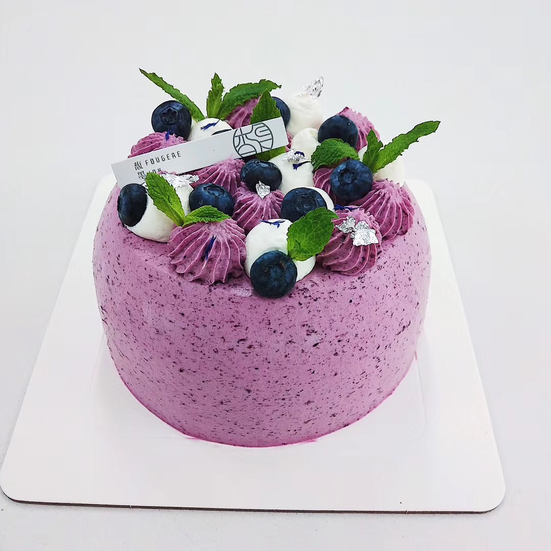 日式蓝莓奶油蛋糕