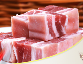 杭州苏食一级精品五花肉500克 切麻将块