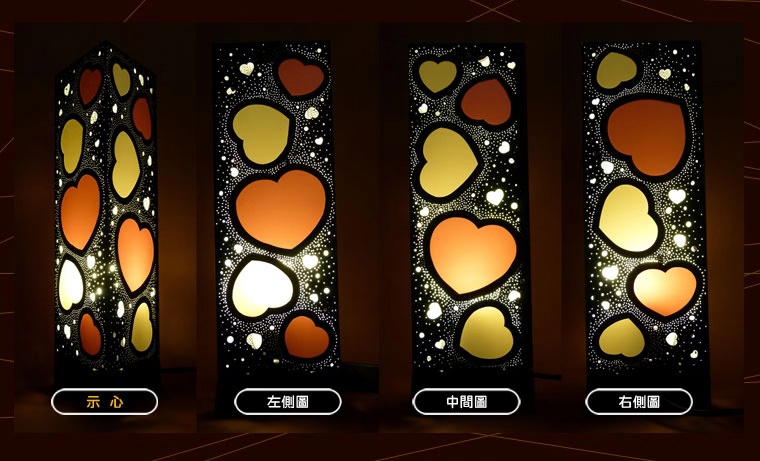 台湾纸箱王 三角灯系列 创意纸灯饰