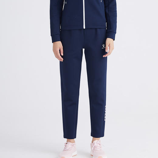 kelme 卡尔美 秋冬韩版时尚百搭印花休闲运动长裤小脚裤女卫裤潮 商品图1