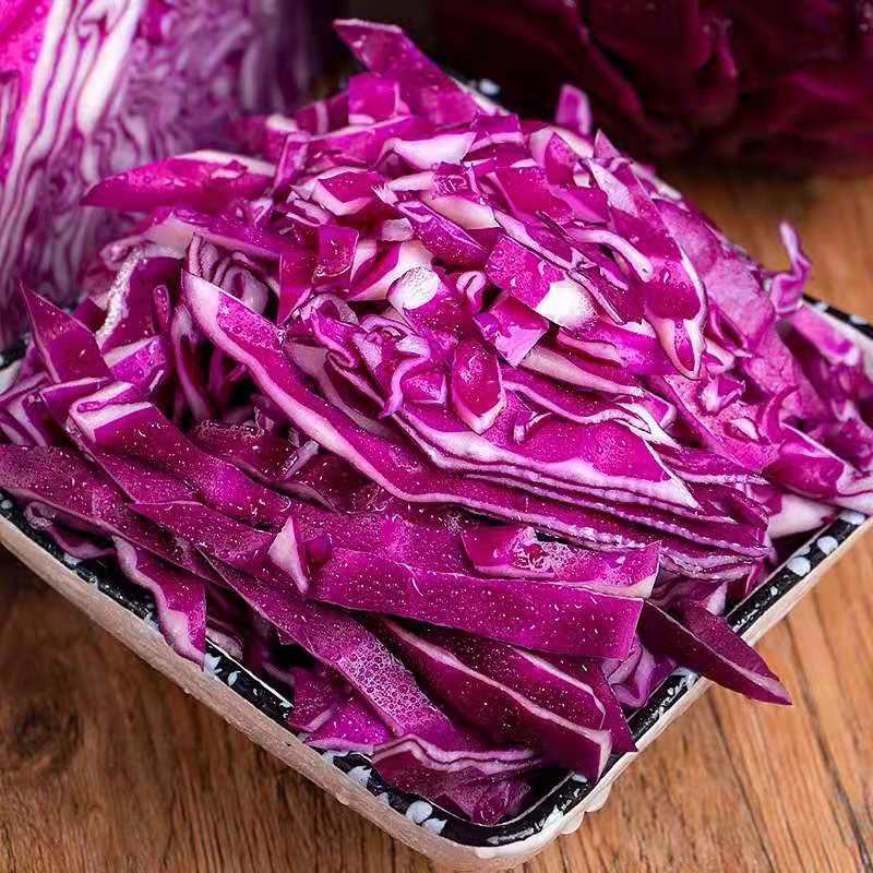 绿色新鲜蔬菜沙拉菜紫甘蓝紫椰菜紫包菜卷心菜 5斤顺丰包邮
