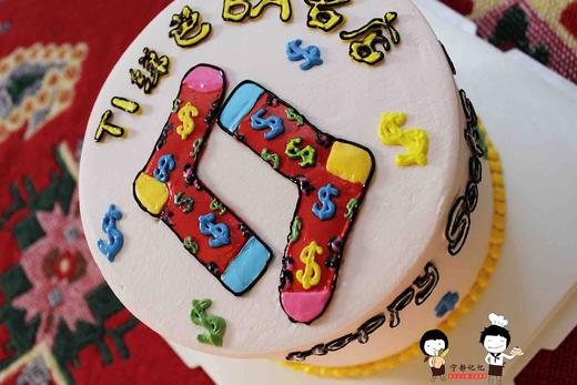 奶油手绘  彩色袜子如需增加或者修改文字 请下单备注   下单前请仔细阅读商品详情  商品图0