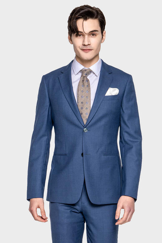 callisto羊毛四件套基本款西服上装 SPBWJ069BL 商品图0