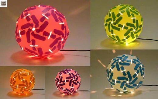 台湾纸箱王 IQ BALL系列 式一 创意DIY纸灯饰 商品图1