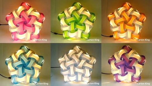 台湾纸箱王 IQ BALL系列 式三 创意DIY纸灯饰 商品图2