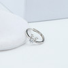s925银单钻鹿角戒指韩版时尚饰品小巧麋鹿指环简约甜美指环食指戒 商品缩略图2