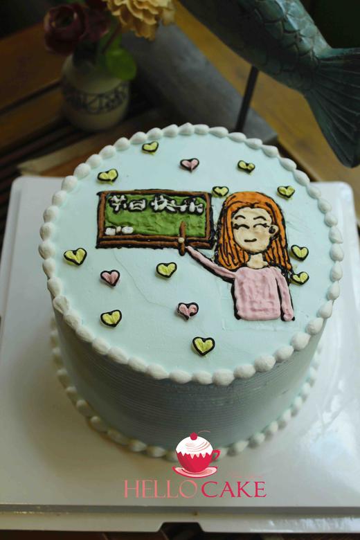 奶油手绘老师如需增加或者修改文字 请下单备注下单前请仔细阅读商品详情 商品图1