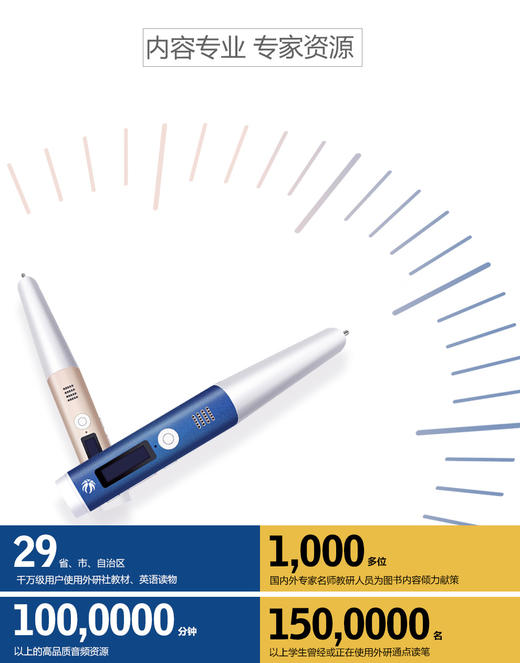外研通点读笔VT-8C中小学生英语点读笔学习机 英语学习 必备神器 商品图1