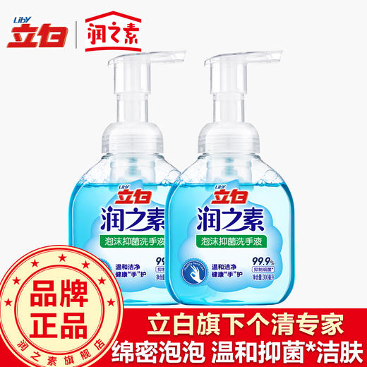 【2月15日起发货】润之素 泡沫除菌抑菌洗手液300ml 商品图2