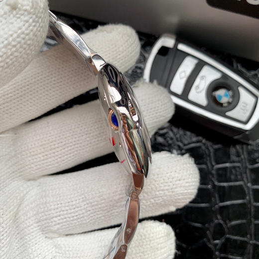 卡地亚 蓝气球系列【间玫金】男款大号42mm 316L精钢表壳，蓝宝石镜面 搭载定制全自动机械机芯 商品图6