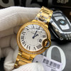    卡地亚 蓝气球系列高版本【钻圈全金款】 中号33mm 女士腕表，316L精钢表壳，鱼眼蓝宝石镜面，瑞士石英机芯 316L精钢表带 原装双按折叠扣 认准独家品质 商品缩略图2