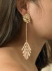 Isora Elongated Earrings - Gold/Rosa 商品缩略图0