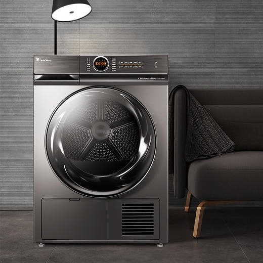 小天鹅（LittleSwan）烘干机干衣机热泵式10公斤除螨除菌衣干即停TH100-H36WT钛色 商品图1