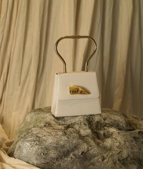 Artisanal Paradis Clutch - Blanc