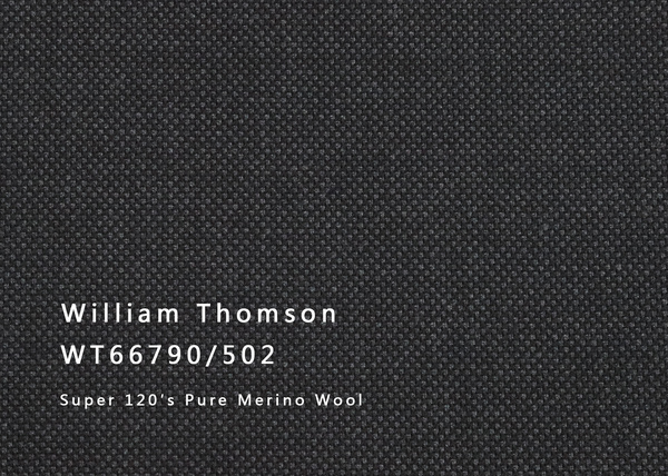 WT66790-502 纯毛高支花呢 【深灰 混色 鸟眼 W100】(901)