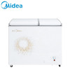美的（Midea）182升卧式冷柜双温冷冻冷藏 家用商用冰柜 顶开门 BCD-182DKMB 商品缩略图1