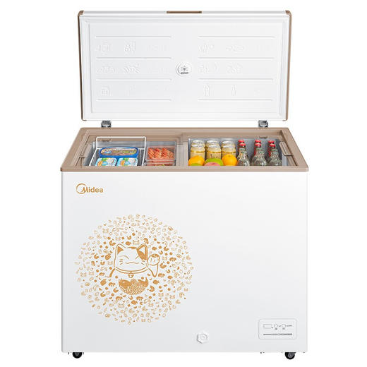 美的(Midea)冰柜商用223升冷柜家用速冻冷冻柜BCD-223KEM 商品图2