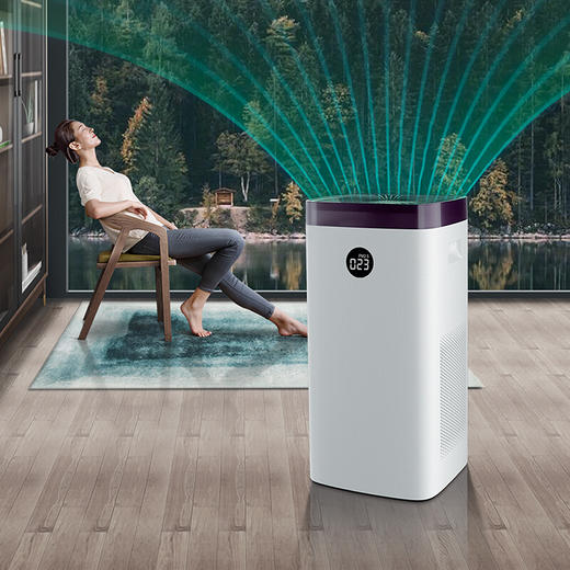LEXY/莱克空气净化器家用KJ506 除霾滤病毒 甲醛净化机大功率净烟 商品图4