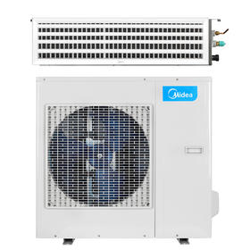 美的（midea）大3匹 家用中央空调 定频 一拖一 冷暖型 风管机 KFR-72T2W/D-TR