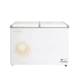 美的（Midea）BD/BC-265VEM卧式单温一室冷藏冷冻转换冰柜商用冷柜盖门