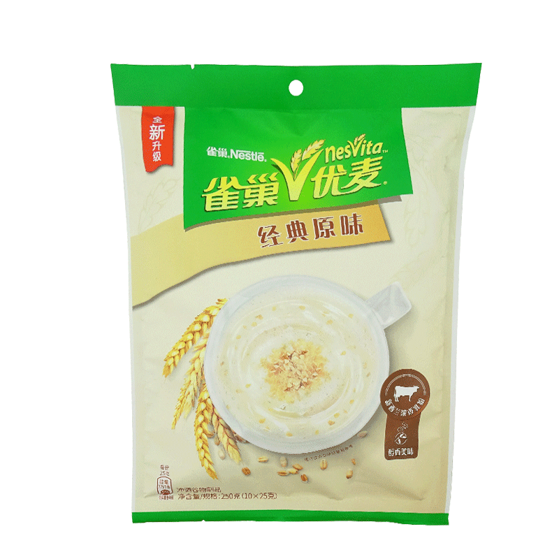 雀巢优麦原味经典燕麦片250g