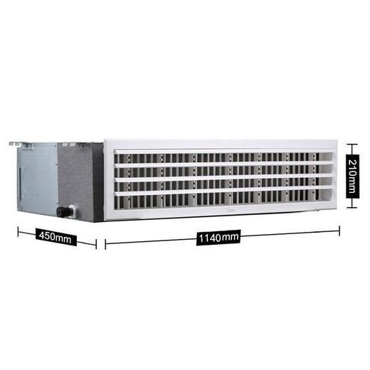 美的（midea）大3匹 家用中央空调 定频 一拖一 冷暖型 风管机 KFR-72T2W/D-TR 商品图2