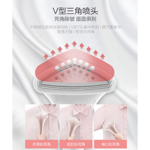 苏泊尔（SUPOR）挂烫机GS30BP-20双杆挂烫机家用挂式家用蒸汽熨烫机手持 商品图5