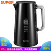 苏泊尔（SUPOR）电水壶热水壶保温电热水壶全钢无缝电子调温 SW-17S62A 304不锈钢烧水壶 商品缩略图1