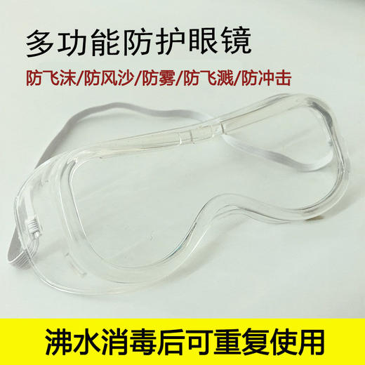 【抢！现货】立淘360度安全防护护目镜，高清视野防飞沫   2只热卖 商品图0
