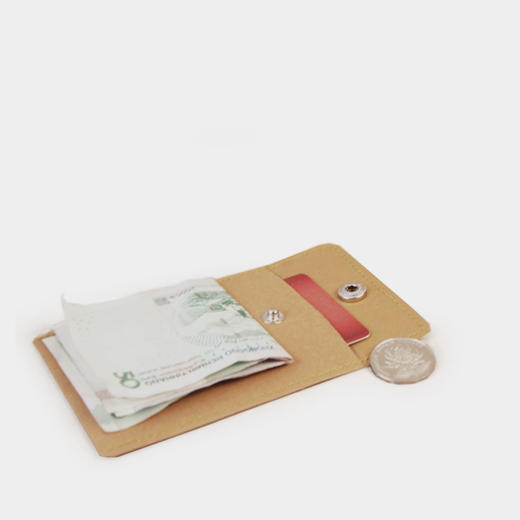 PAPER系列 零钱包 可水洗牛皮纸包 商品图1