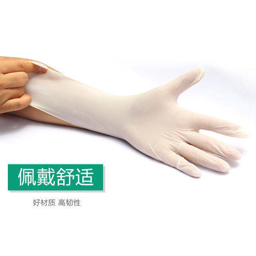 【预售2月17日发货】食品级pvc一次性隔菌手套    战”疫”防护   100只热卖 商品图0