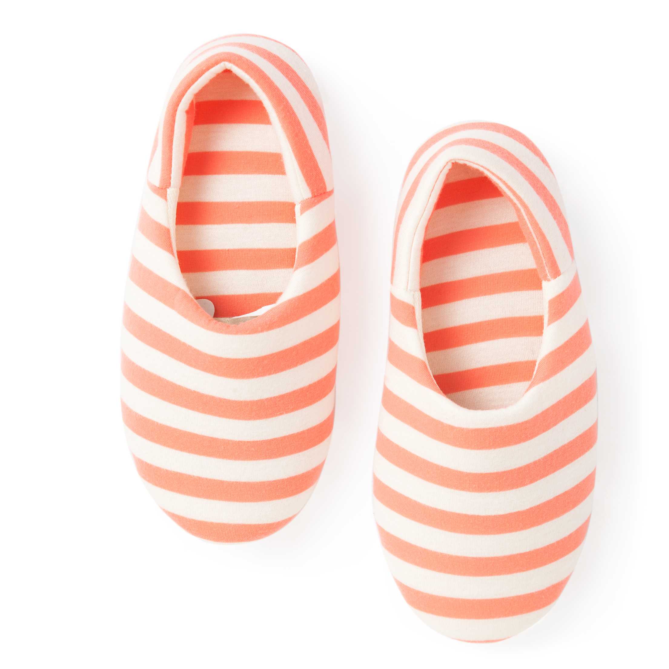 KFS27 粉色条纹护脚鞋